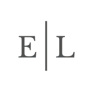 Logo for Elaine Lewis Naturalopathy: magenta "EL" split by a vertical line, circle text around.