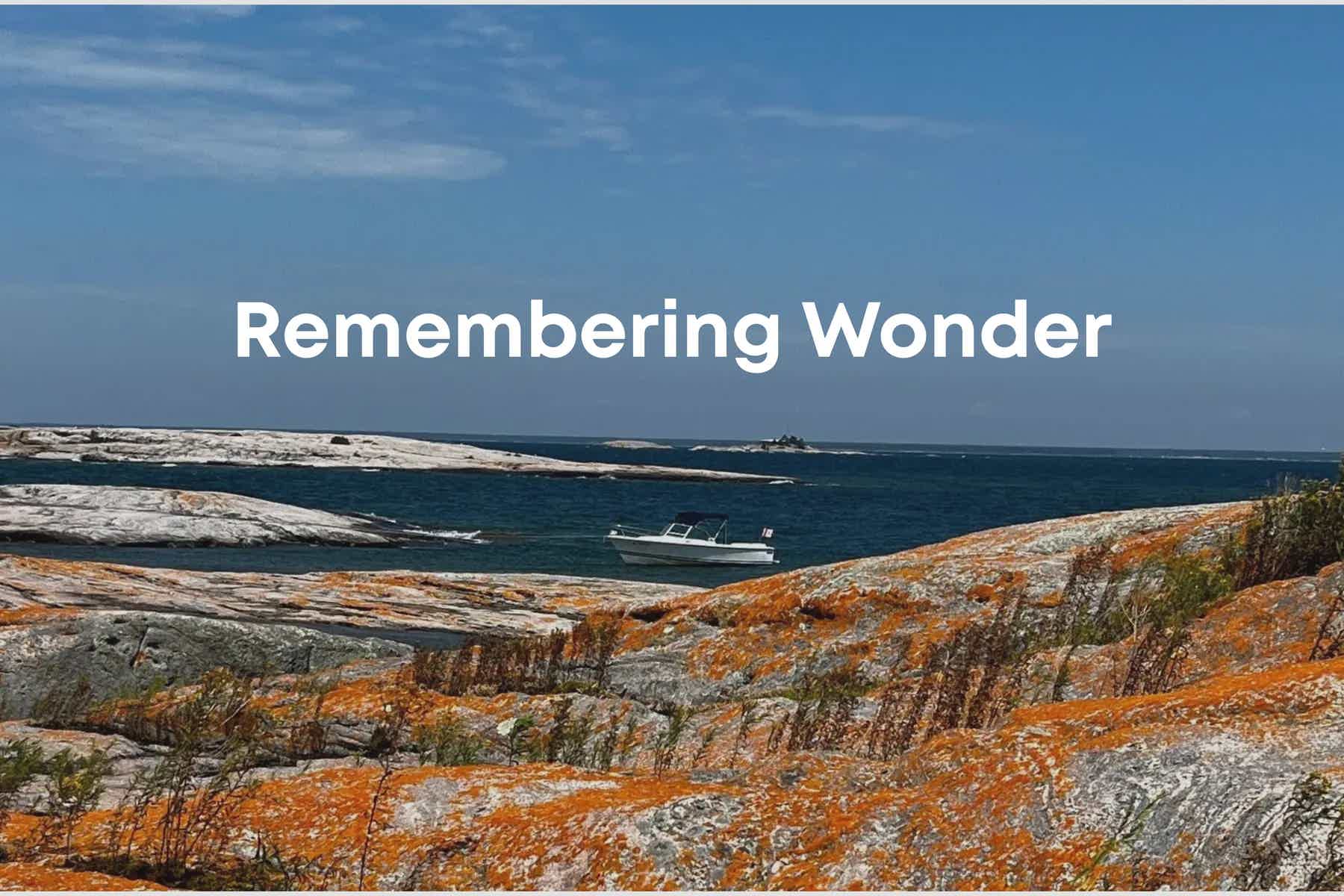 Remembering Wonder