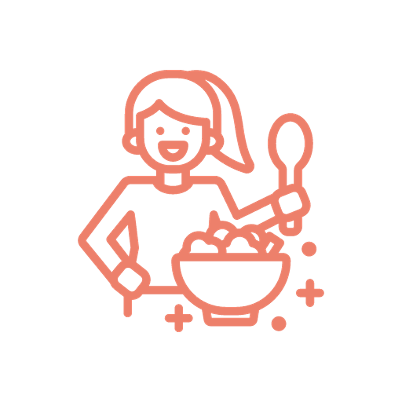 Healthy food icon