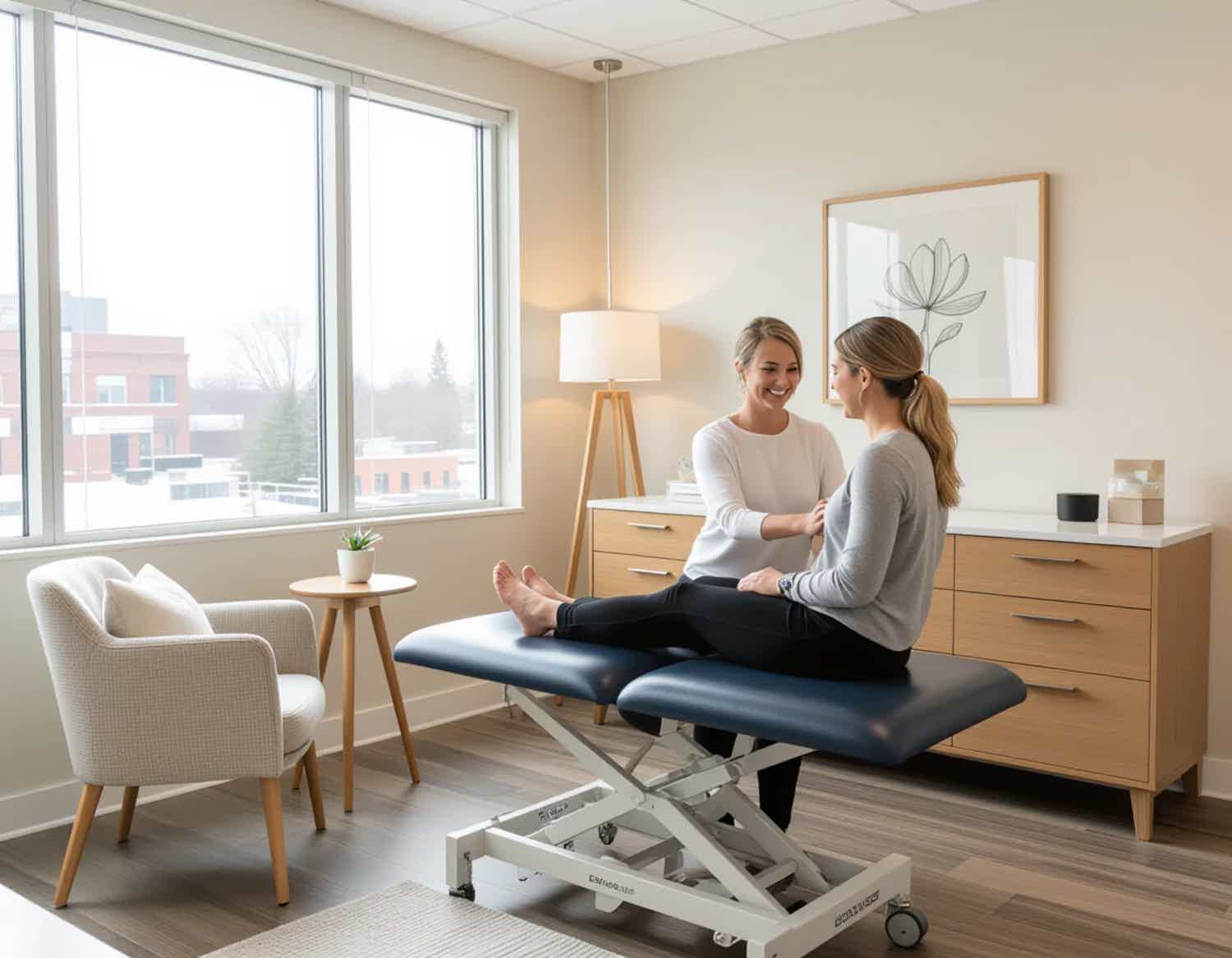 Pelvic health consultation space