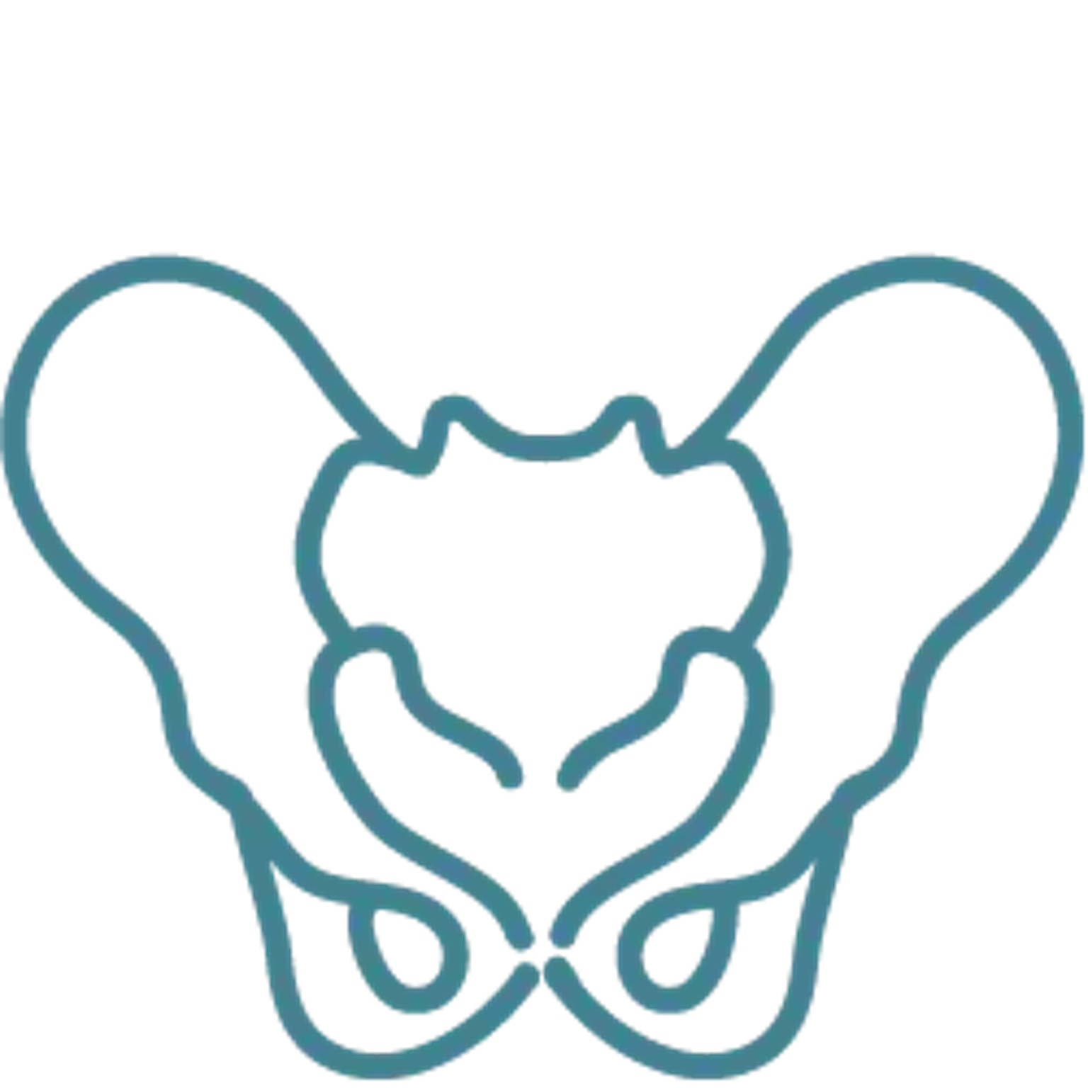 Outline of a heart-shaped rose with petal contours and a wavy line across the top.