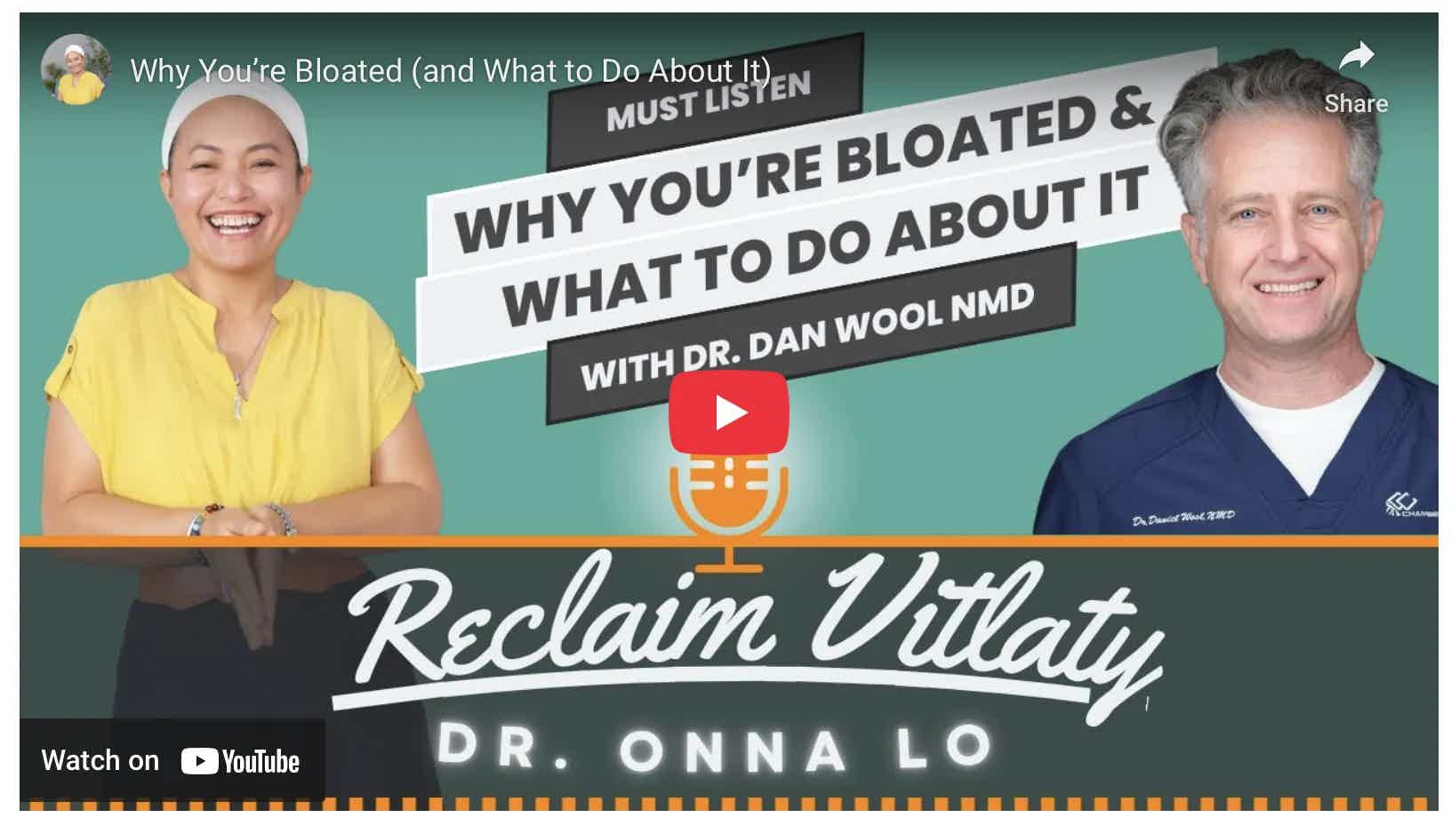 Dr. Wool on "Reclaim Vitality" Podcast