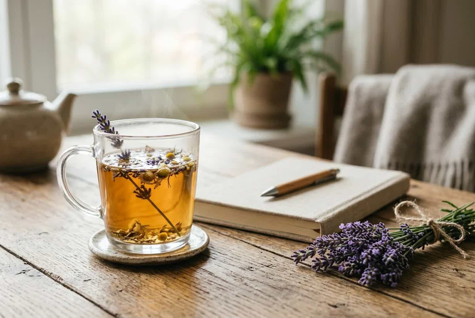 Peaceful wellness setting