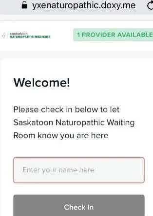 Secure and Simple Video Telemedicine Consults at Saskatoon Naturopathic