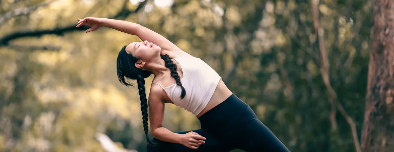 Person stretching to improve flexibility and prevent injury