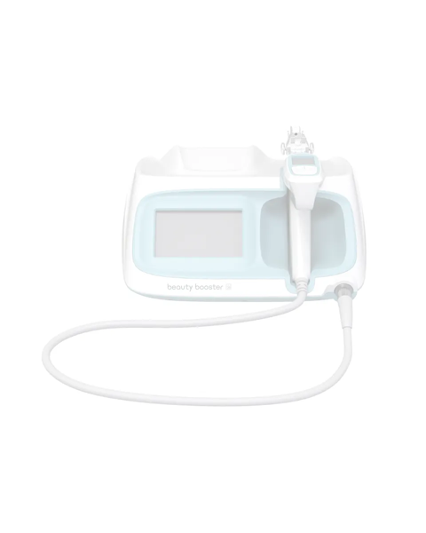 BeautyBooster™ device at BioRevive Calgary – sleek, professional microinjection system used for advanced skin hydration and rejuvenation treatments, enhancing elasticity, texture, and natural radiance.