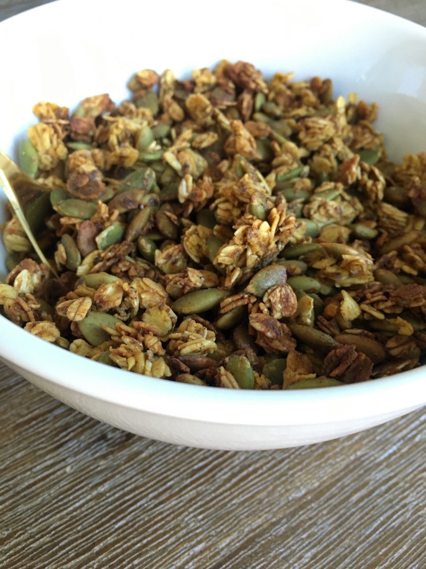 Pumpkin spice granola