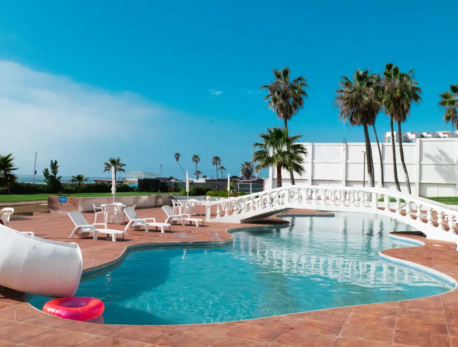 Rosarito Beach Hotel exterior and ocean view