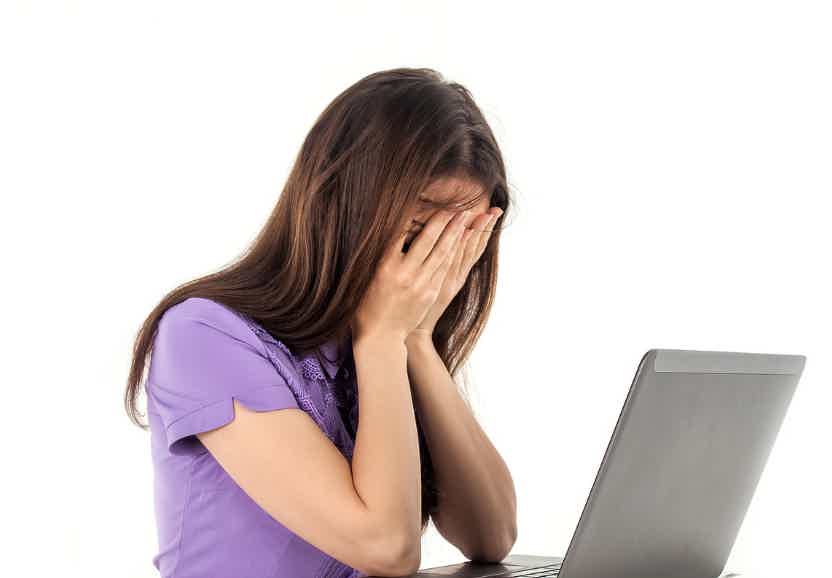 A woman experiencing fatigue, which is one of the signs of hormonal imbalance. 
