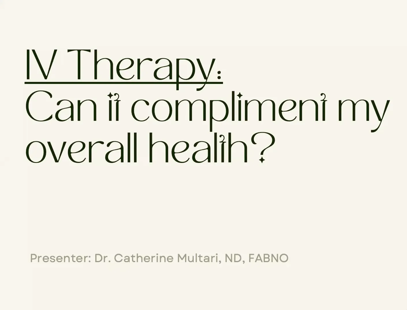 Is IV Therapy for Everyone? | Clementine