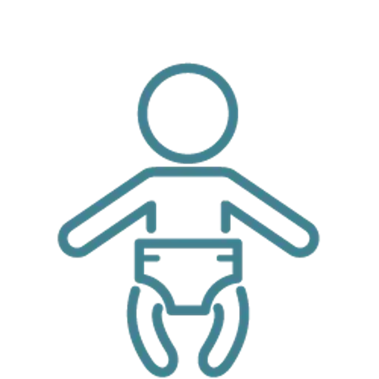 User profile icon with headset and microphone, blue outline on black background