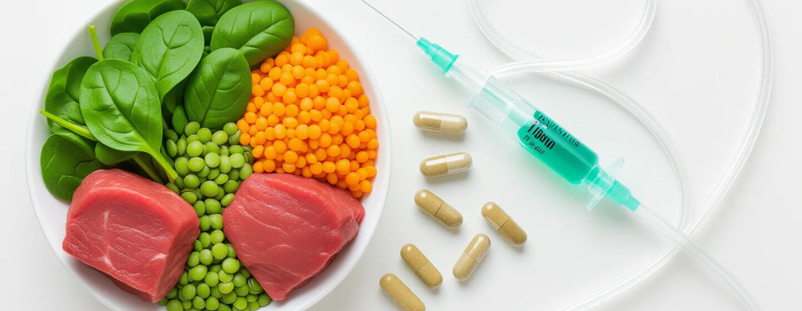 Iron-rich whole foods, supplements, and IV therapy for healthy iron levels