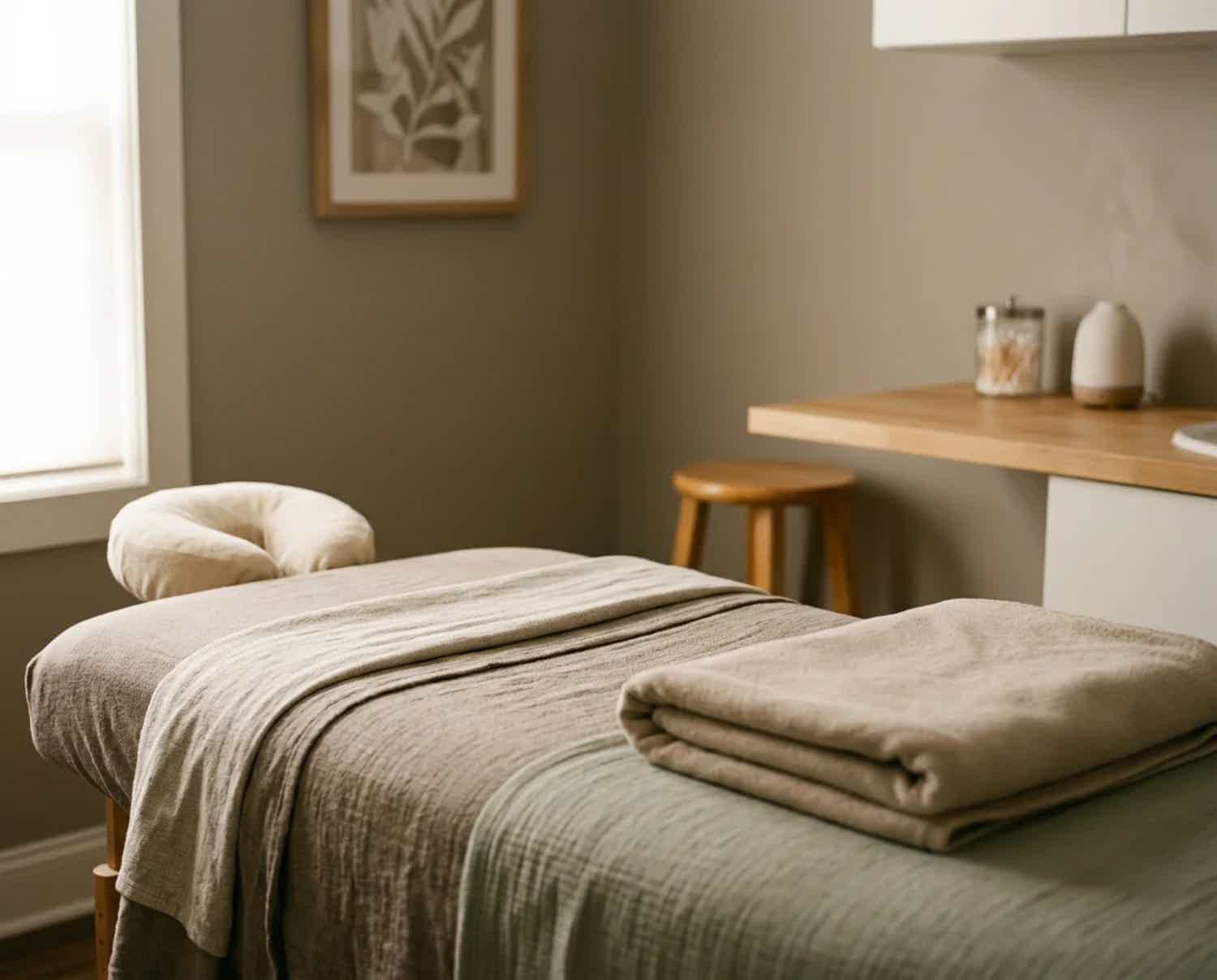 Soft clinic treatment room detail