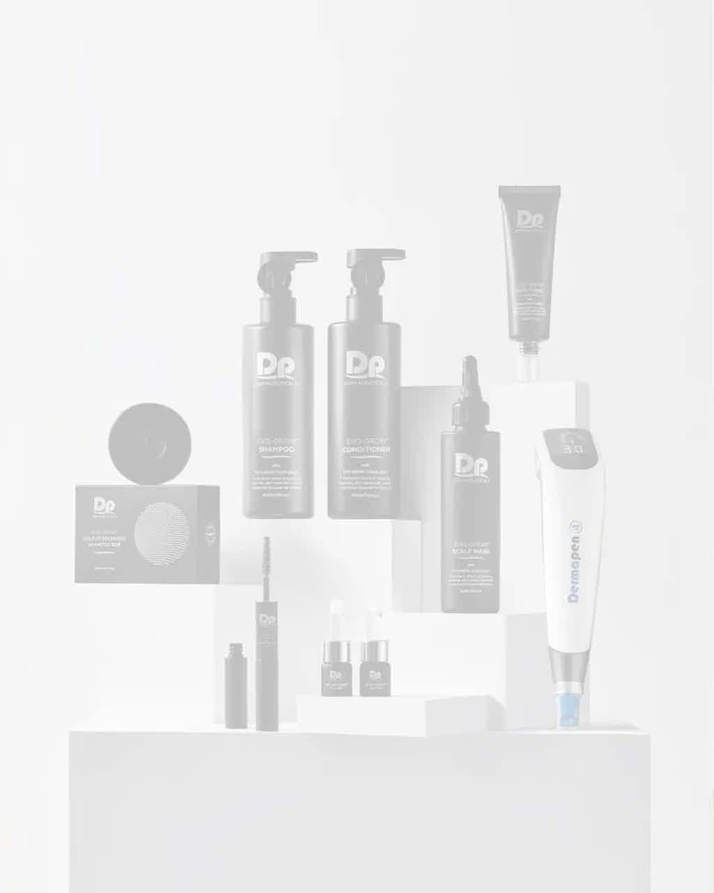 Application of Exo-Grow exosomes for hair restoration at BioRevive in Calgary, supporting regenerative hair growth and scalp health.