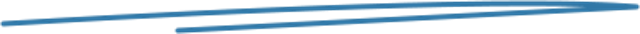 Blue diagonal ribbon shape with pixelated edges, curved loop forming an abstract loop.